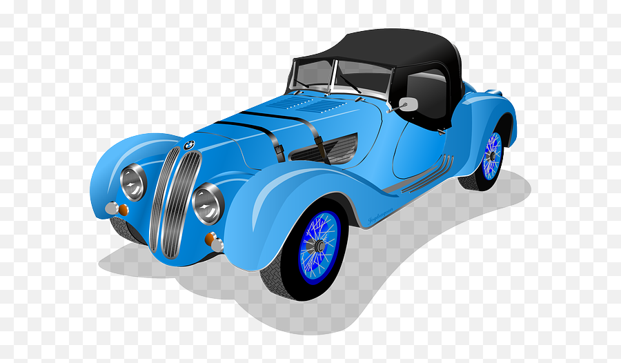 Sports Car Car Rear Tuned Pimped Bmw - Vintage Cars Clip Art Emoji,Teen Emotions In The Car