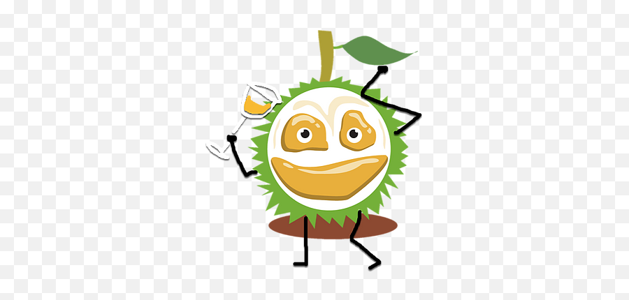 Durian Wonderland - Clip Art Emoji,Buffet Emoticon