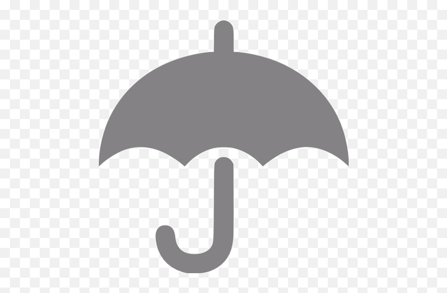 Gray Umbrella Icon - Red Umbrella Icon Emoji,Download Umbrella Emoticon
