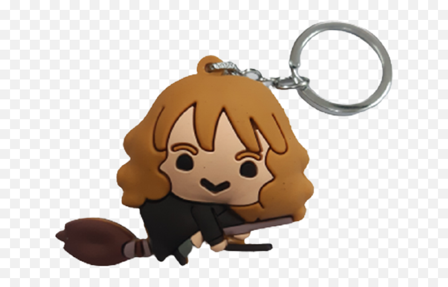 Harry Potter Hermione 3 D Rubber Keychain - Fictional Character Emoji,Harry Potter Emojis Hermonie