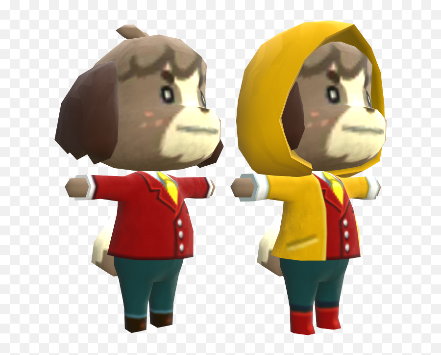 3ds - Animal Crossing New Leaf Digby The Models Resource Digby Animal Crossing Model Emoji,How Show Emotion Acnl