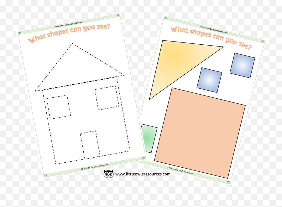 What Shapes Can You Cut And Stick U2014 Little Owls Resources - 2d Shape Cut And Stick Emoji,Shapes Create Emotion