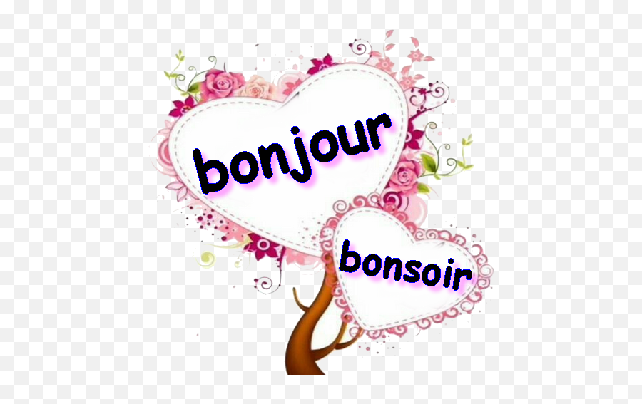 Bonjour Bonsoir Autocollants Pour Whatsapp Apk Download For - Brasao De Coração Png Emoji,Histoire Emoticons