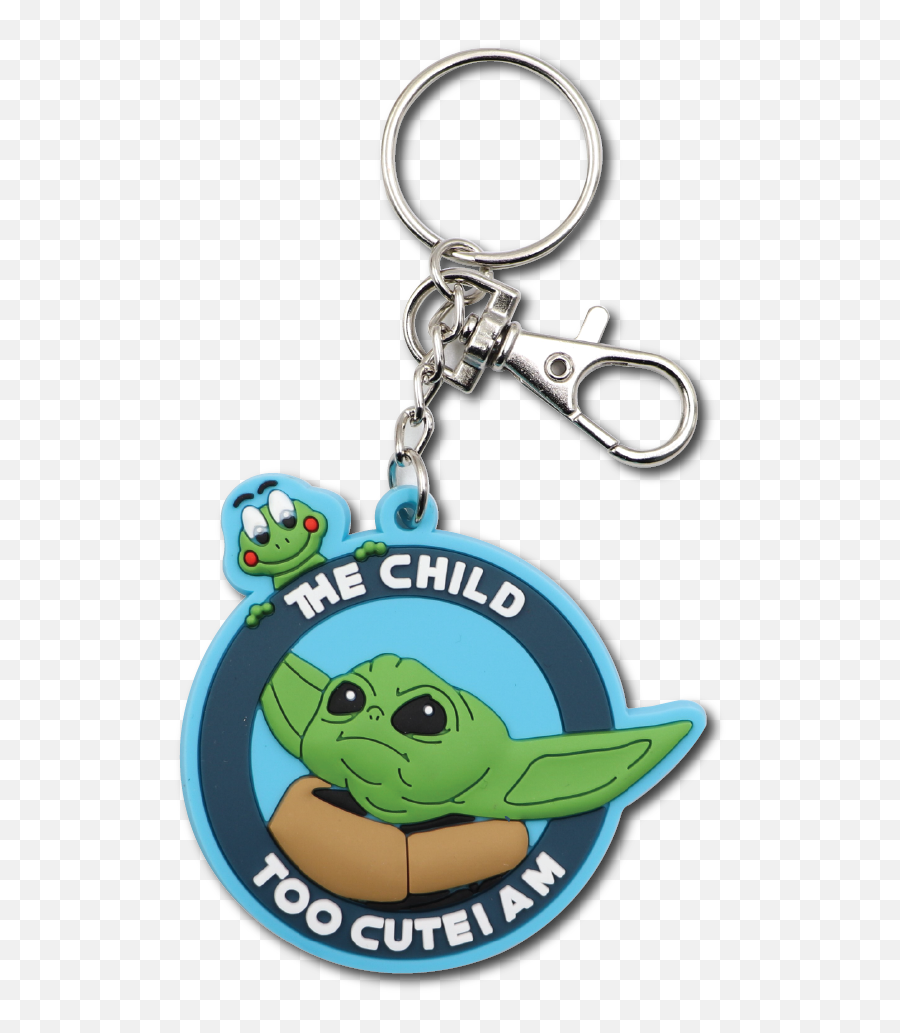 Star Wars The Child Baby Yoda Head Shaped Plush Keychain Emoji,Animated Pom Pom Emoticon