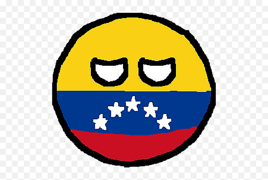 Venezuelaball Sticker By Cartoonfanunited Emoji,Countryball Emoticons