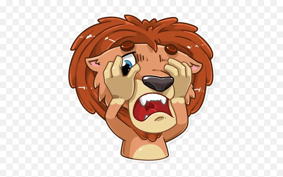 King Leou201d Stickers Set For Telegram Emoji,Leo Emoji