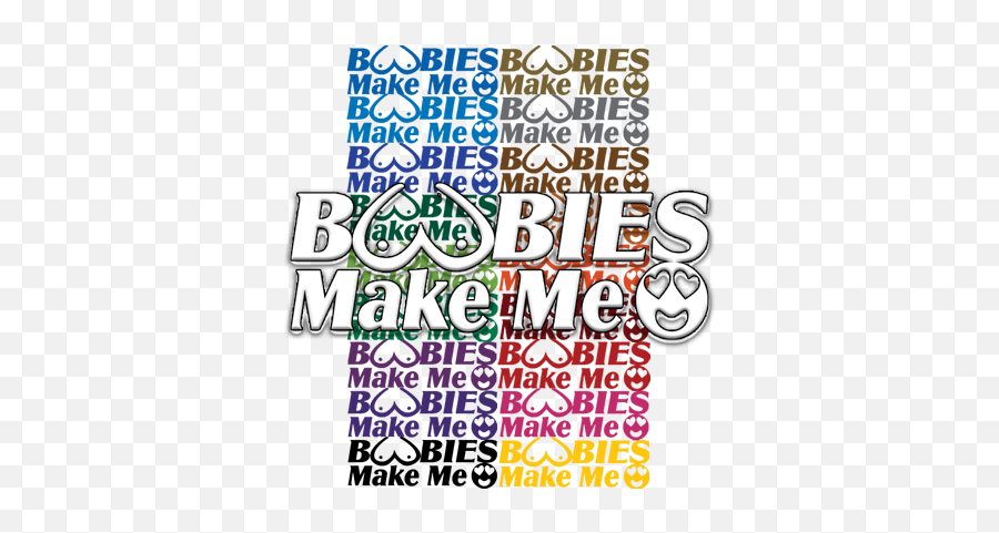 Boobies Make Me Smile Emoji Vinyl Decal Multiple Colors Indoor Outdoor Ebay,Emoji Loading State