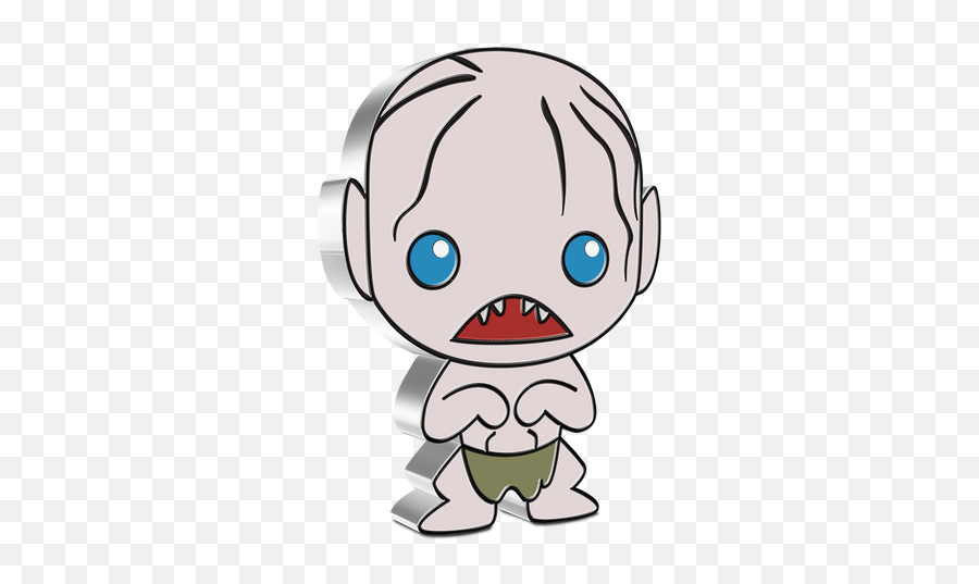 The Lord Of The Rings U2013 Gollum 1oz Silver Chibi Coin Emoji,Legolas Emoji