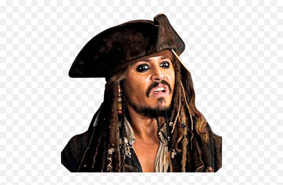 Jack Sparrow 1 Stickers For Whatsapp - Buccaneer Emoji,Jack Sparrow Emoji