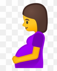 Pregnant Woman Icon Clipart - Pregnant Woman Emoji,Pregnancy Test Emoji