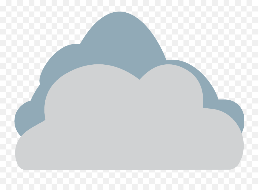 Cloud Emoji Clipart - Clip Art,Cloud Emoji Transparent