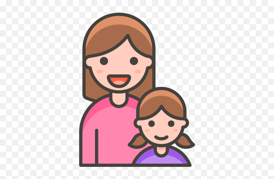 Family Woman Girl Free Icon Of 780 Free Vector Emoji - Transparent Judge Clipart Png,Emoji Mujer