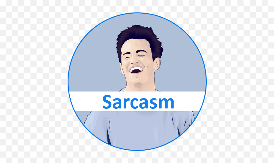 Step Towards - Chandler Bing Laughing Cartoon Emoji,Sarcasm Emotion