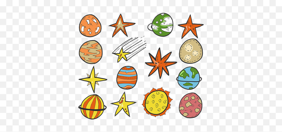 100 Free Galaxy U0026 Space Vectors - Pixabay Star Planet Vector Png Emoji,Outer Space Emojis