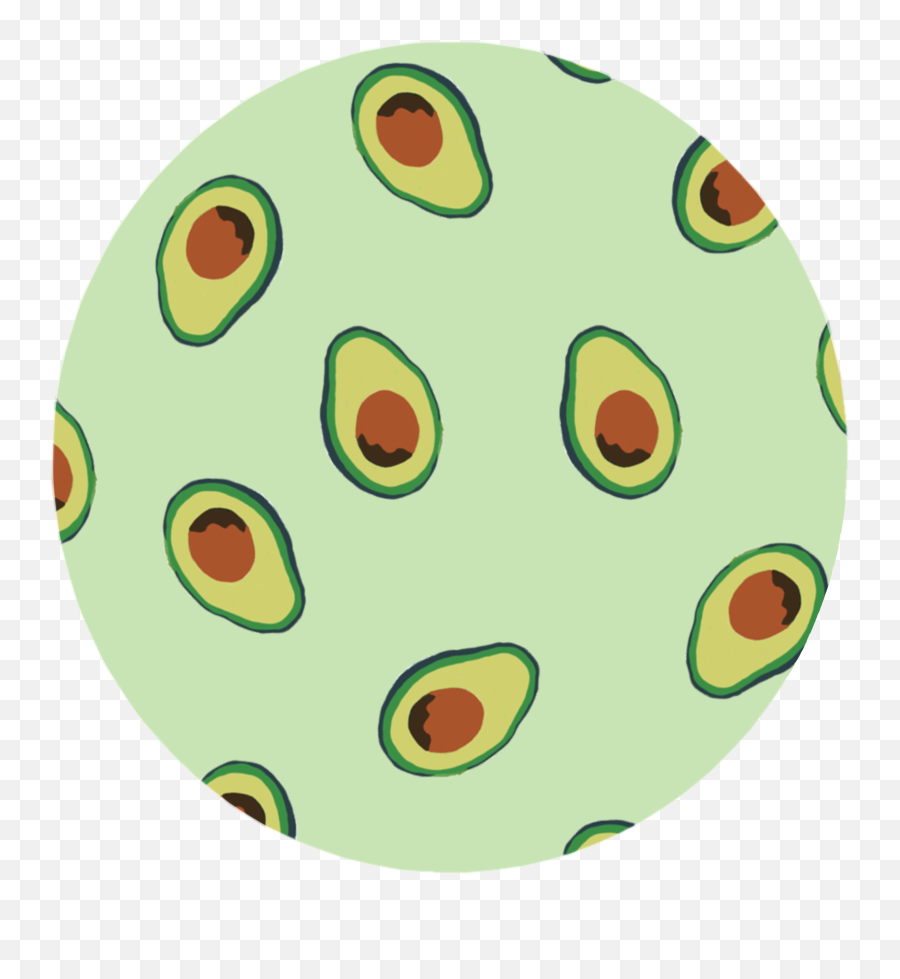 Avocado Sticker - Avocado Aesthetic Emoji,Avocado Emojis Background