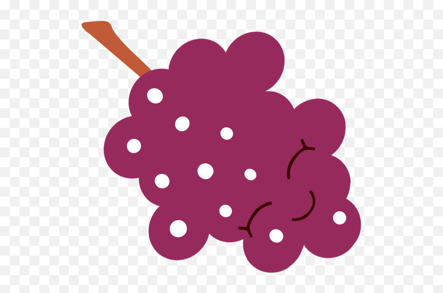 Grape Clipart Smiley Grape Smiley Transparent Free For - Cartoon Emoji,Emoticon Oi