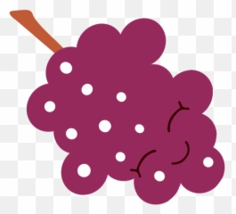 Grape Clipart Smiley Grape Smiley Transparent Free For - Cartoon Emoji,Emoticon Oi