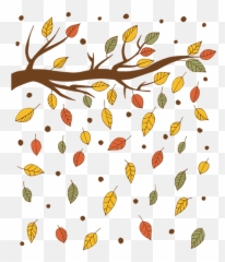 Free Photo Branch Autumn Falling Leaves - Dary Jesieni Karty Pracy Emoji,Pumpkin Emotion Sheet