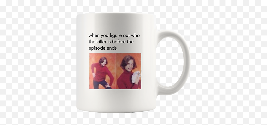 Criminal Minds Mug - You Figure Out Who The Killer Emoji,Matthew Gray Gubler Emoticon Face