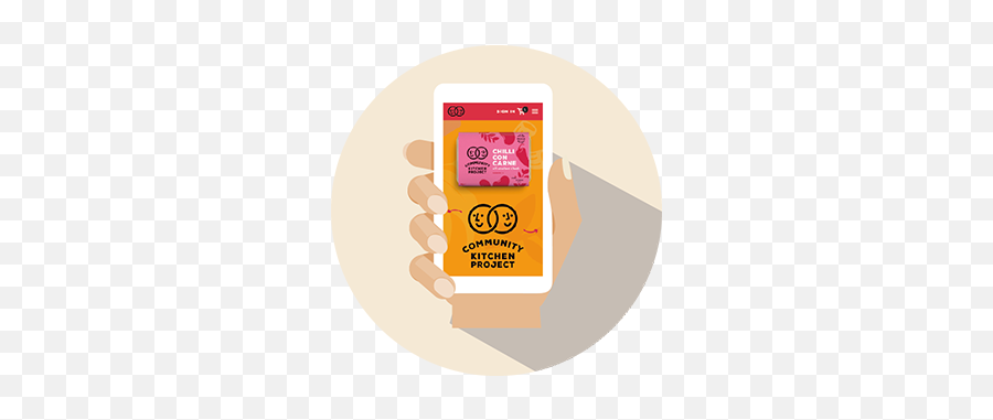 Frozen Meals Delivered Community Kitchen Project - Smart Device Emoji,Chili Con Carne Emoticon