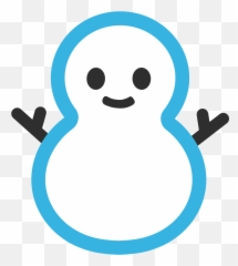 Noto Emoji Lollipop 26c4 - Android Snowman Emoji,Lollipop Emoji
