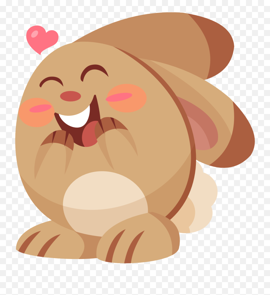 Little Bunny Stickers By Emoji Media Sro - Happy,Weather Bunny Emojis