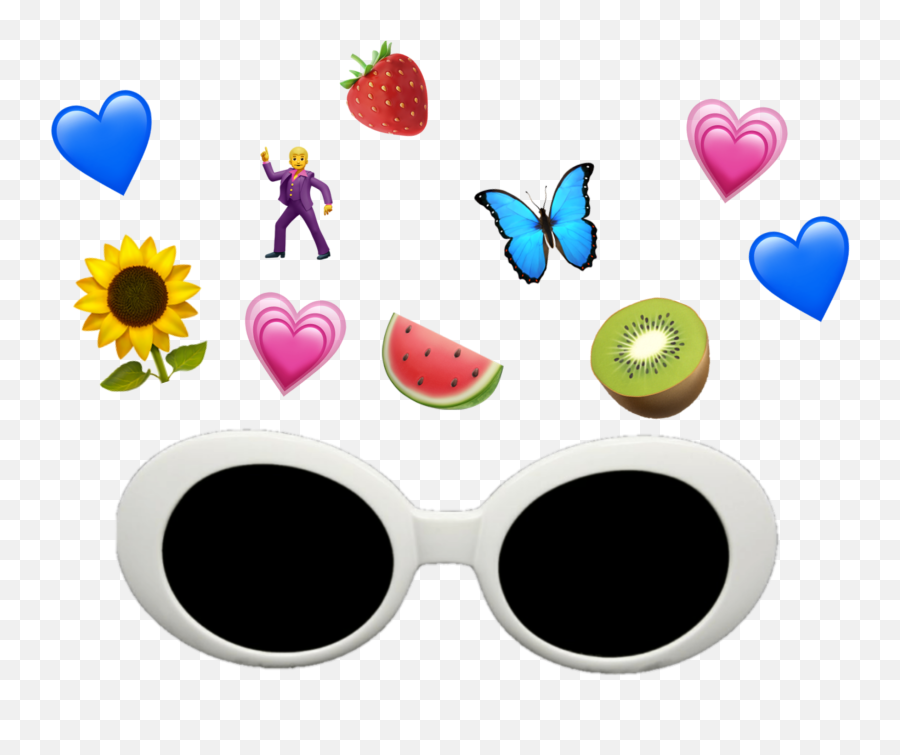 Clout Cloutgoggles Sticker By Ayonerdcheck - Girly Emoji,Use Emojis To Show Your Tattoo