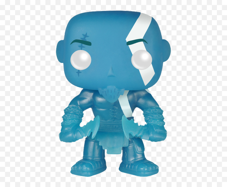 Poseidon Rage Kratos - Blue Kratos Funko Pop Emoji,Kratos Emoticon