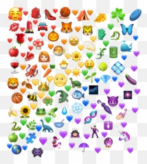 Hearts Rainbowhearts Rainbow Emoji - Rainbow Emojis,Rainbow Emoji