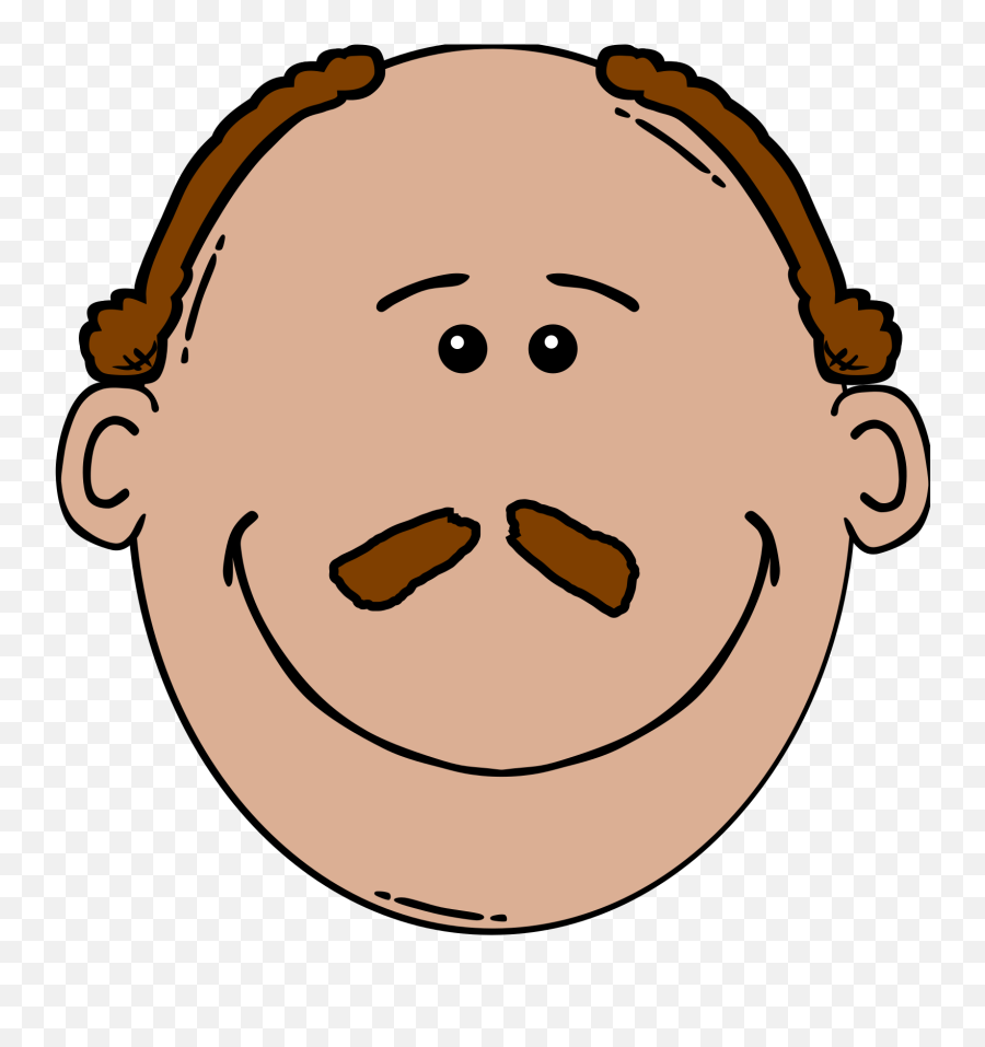 Clipart Old Man Face - Png Download Full Size Clipart Bald Clipart Emoji,Angry Old Man Emoticon