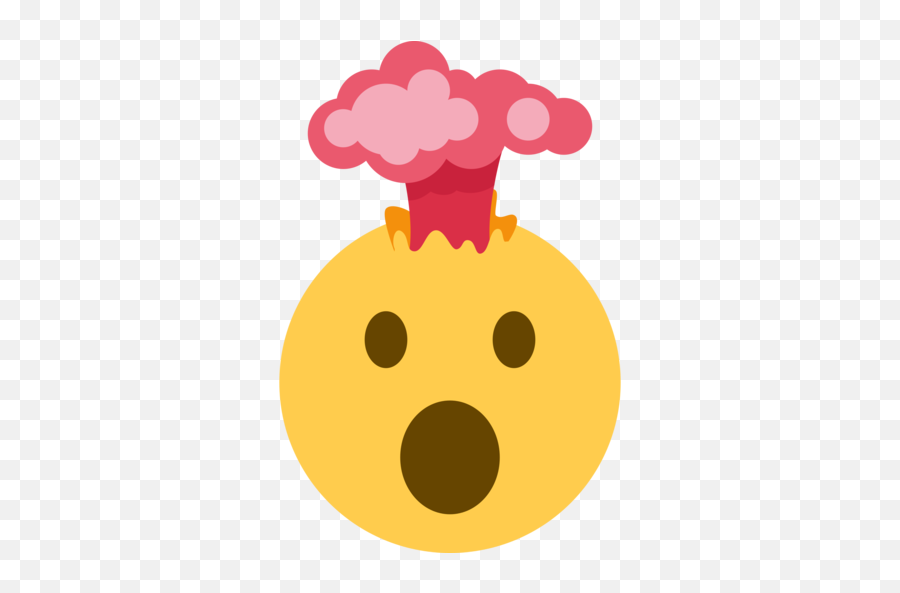 Exploding Head Emoji - Emoji Volcano,Crane Emoji