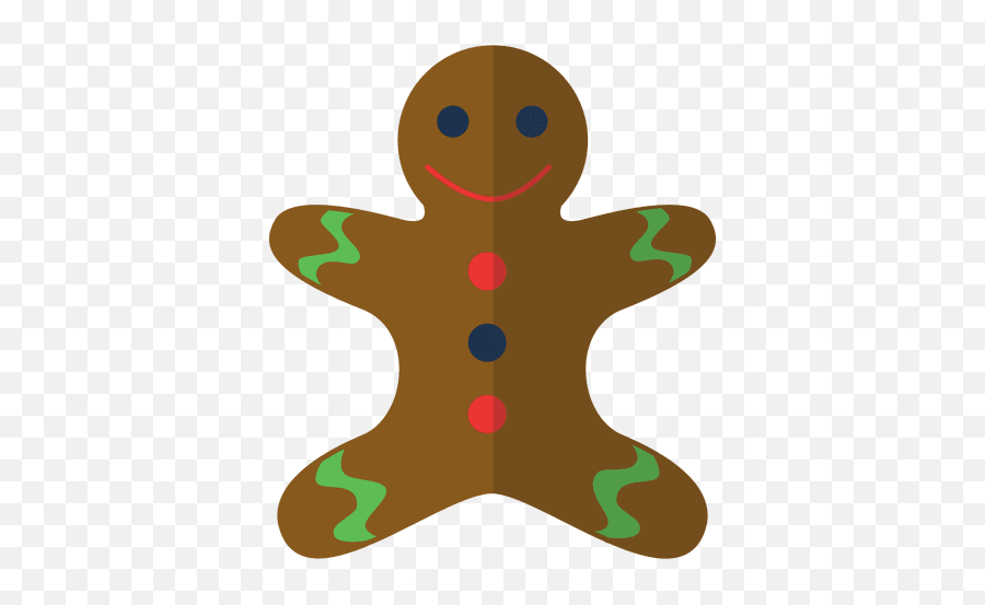 Gingerbread Man Cartoon Icon 29 - Muñeco De Jengibre Caricatura Emoji,Gingerbread Man Emoji Iphone