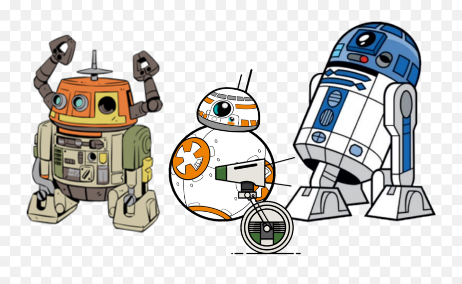 Picsart Starwars Disney Sticker - Star Wars Cb 23 Emoji,Bb8 Emoji