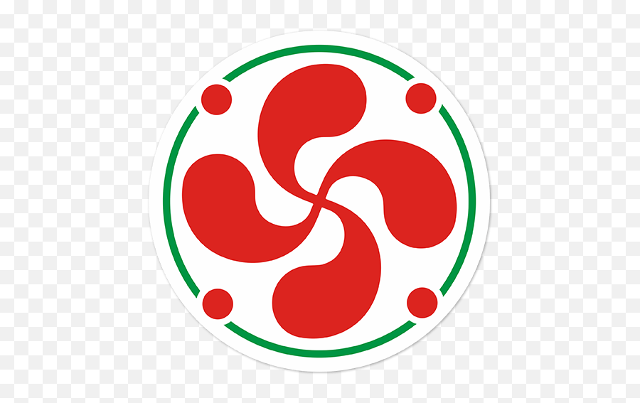 Pegatinas - Dot Emoji,Basque Flag Emoji