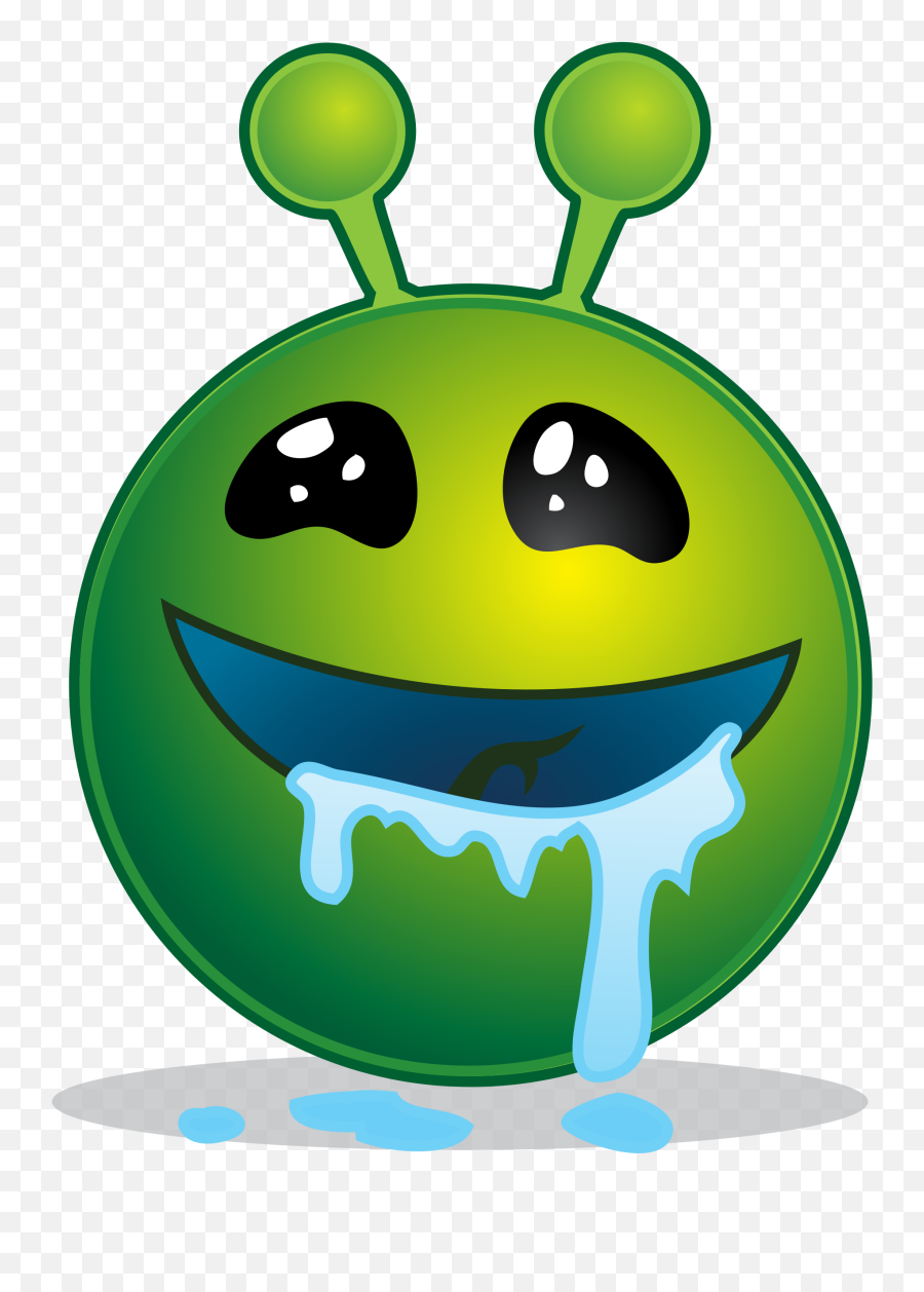 Crazy Alien Background Png - Alien Smiley Emoji,Crazy Emoji