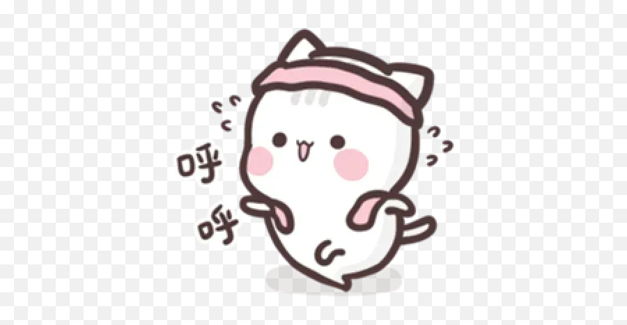 Clingy Kitty Whatsapp Stickers - Dot Emoji,Huiro’s Llama Emoticons