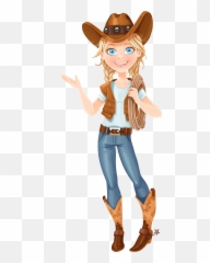 Printables - Cartoon Woman With Cowboy Boots Emoji,Annie Oakley Emojis