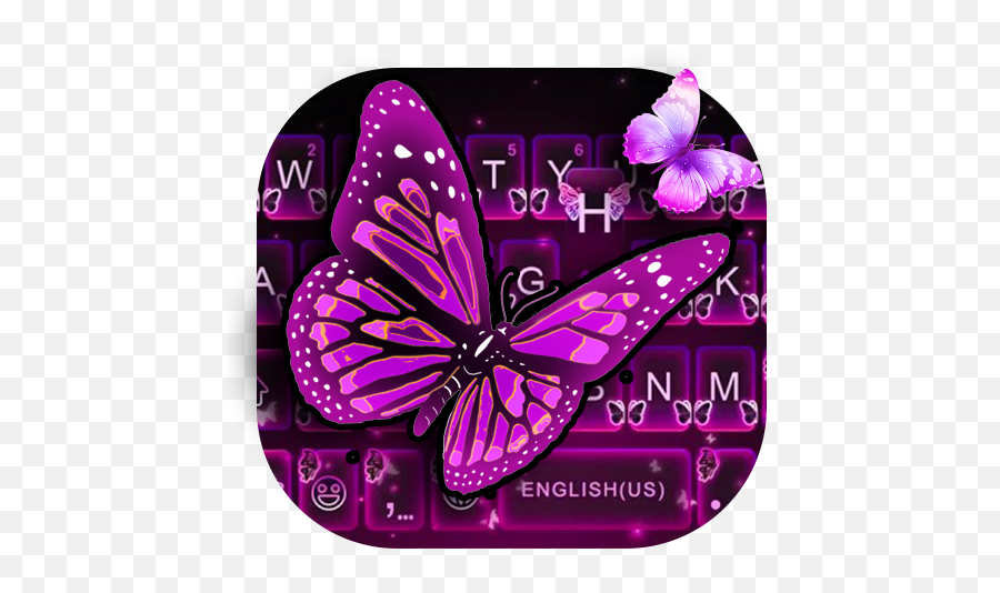Flash Butterfly Keyboard Theme - Vlone Emoji,Hold My Flower Emoji