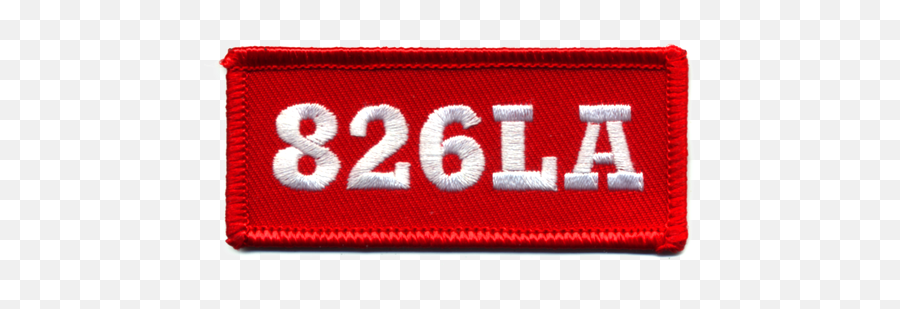826la Red Box Logo Patch Emoji,X In Tectangle Box Emoticons
