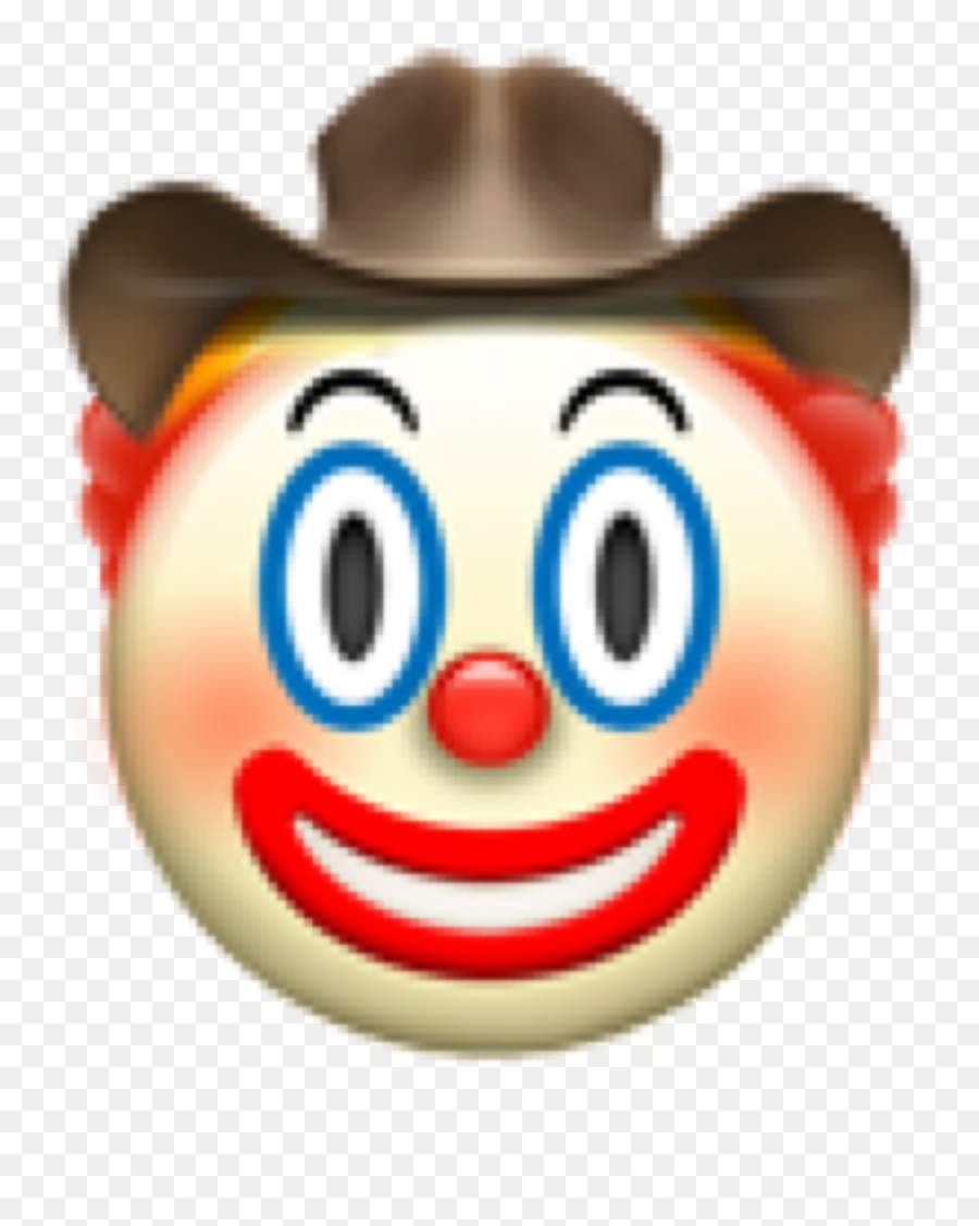 Emojiiphone Sticker By Emojis Personalizados - Clown Face,Fedora Emojis