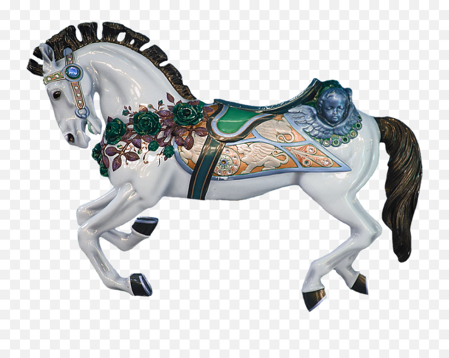 Carousel Horse Carousel Horse Ride - Transparent Carousel Horse Png Emoji,Horse Emotions Printable Encyclopedia