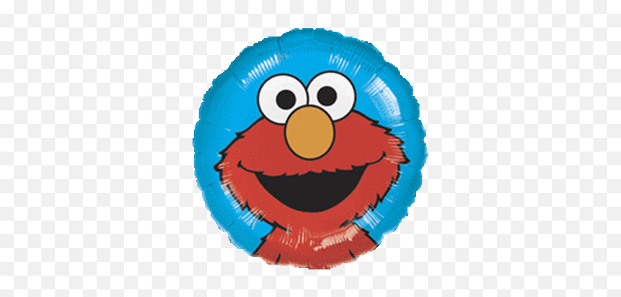 Sesame Street Monster - Blue Elmo Balloons Emoji,Sesame Street Emoji