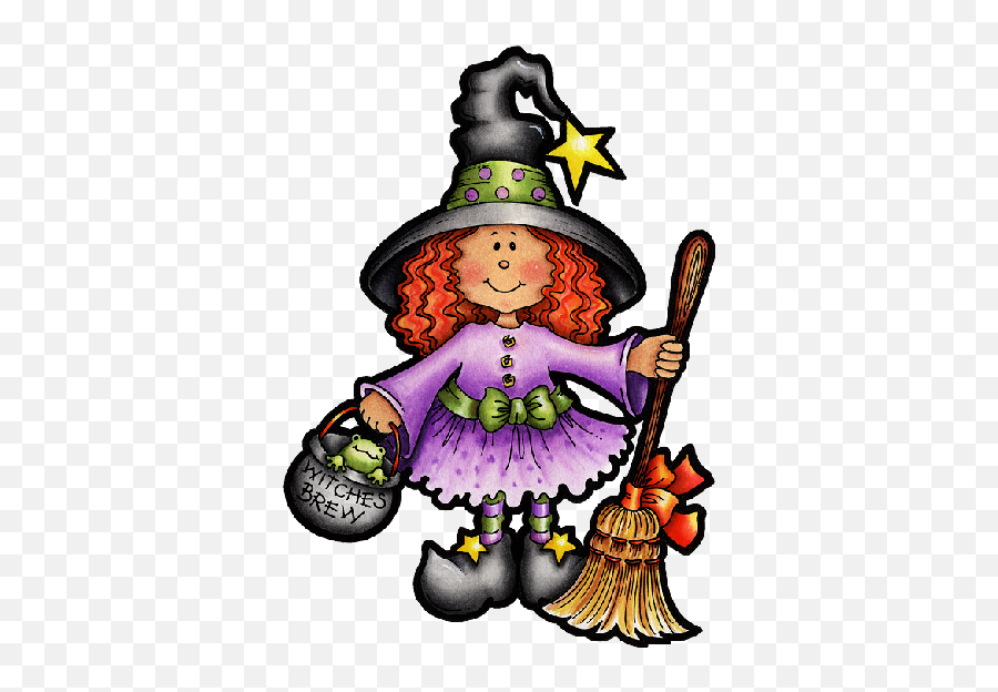 Brujas De Halloween Parte 3 - Imágenes Para Whatsapp Y Emoji,Emoticon Brujita
