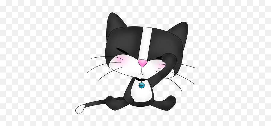 Free Vector Cartoon Download Free Vector Cartoon Png Images Emoji,Gray White Tuxedo Cat Emoji