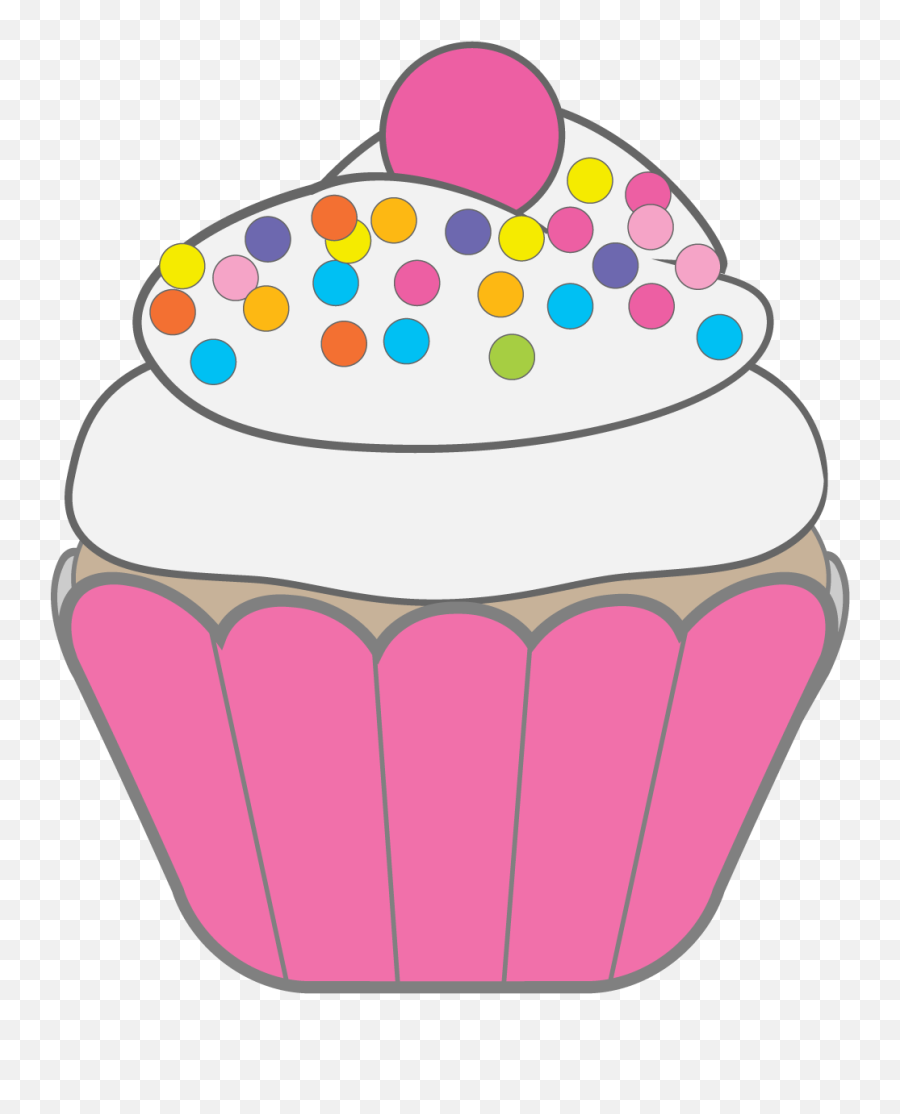 Cupcake Clipart Black And White Free - Bake Sale Clip Art Emoji,Muffin Emoji