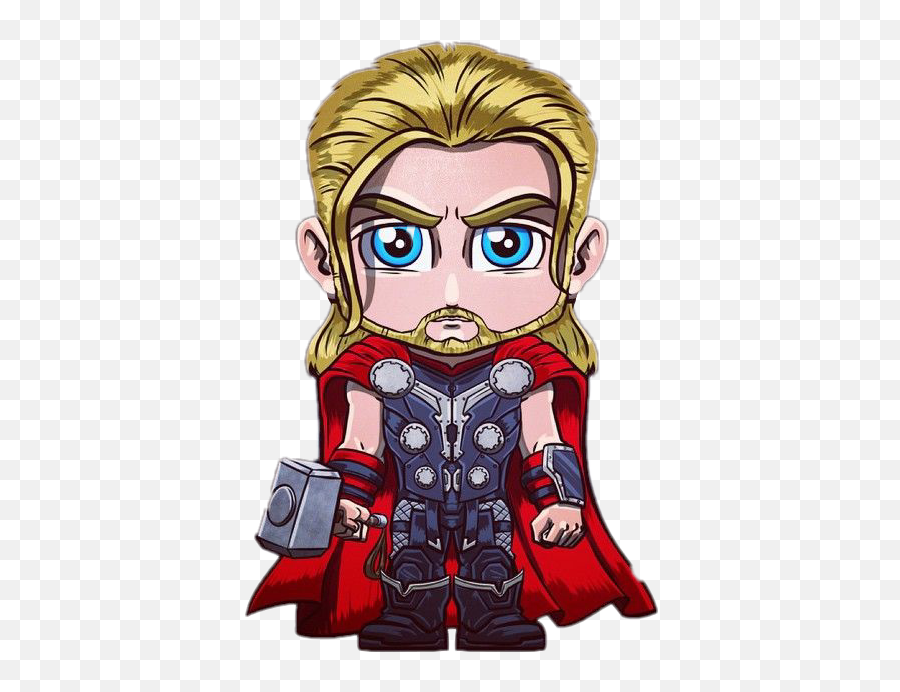 Thor Asgard Chibi By Lord Mesa Sticker By Stefania Emoji,Star Guardians Emojis