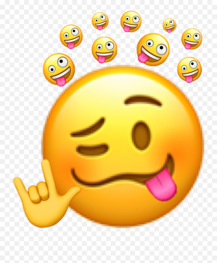 Sillyface Emojisilly Image - Happy,Silly Face Emoticons