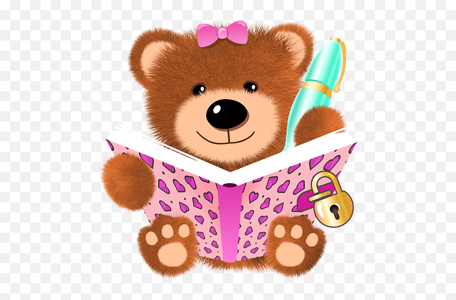 Teddy Bear Diary - Teddy Bear With Diary Emoji,Teddy Bear Emojis