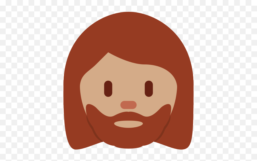 U200d Woman Medium Skin Tone Beard Emoji,Notification Emoji