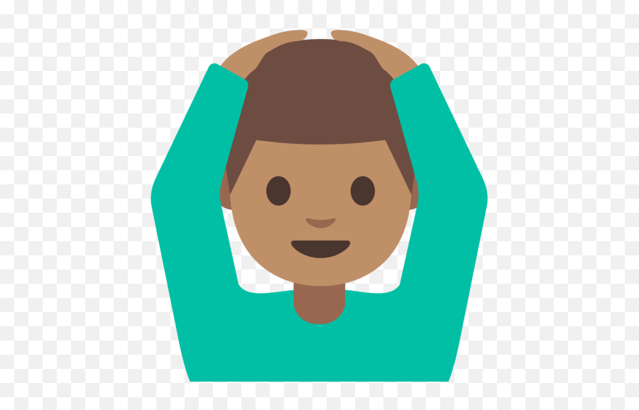 U200d Man Gesturing Ok Medium Skin Tone Emoji 1 - Click,Brown Emoji Color